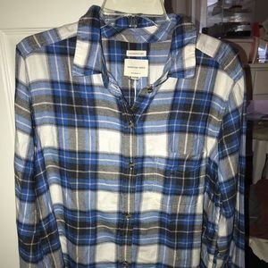 Super soft Blue flannel from American Eagle